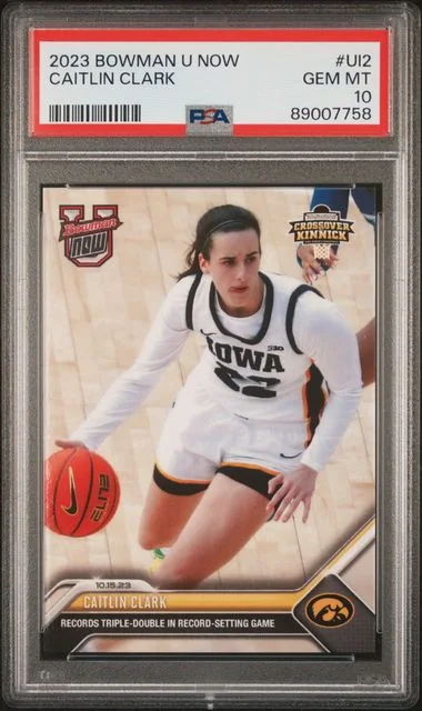 2023 Bowman Caitlin Clark U Now #UI2 card image