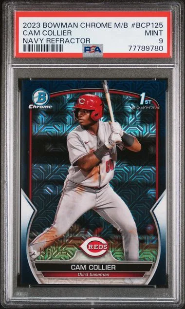 2023 Bowman Cam Collier Mega Box Chrome #125 card image