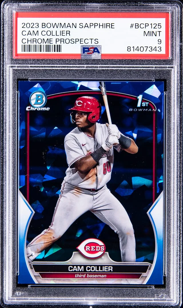2023 Bowman Cam Collier Sapphire Edition Chrome Prospects #BCP-125 card image