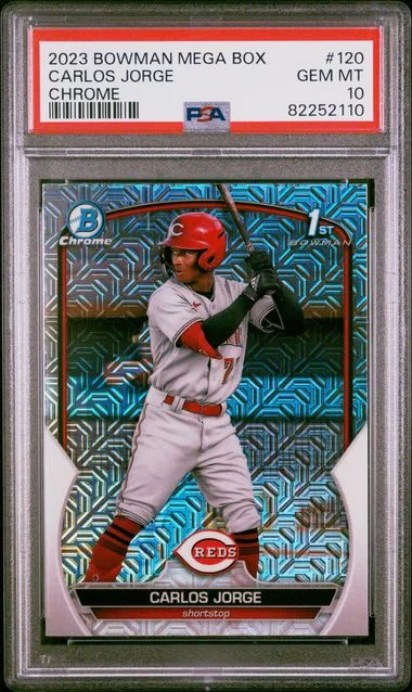 2023 Bowman Carlos Jorge Mega Box Chrome #120 card image