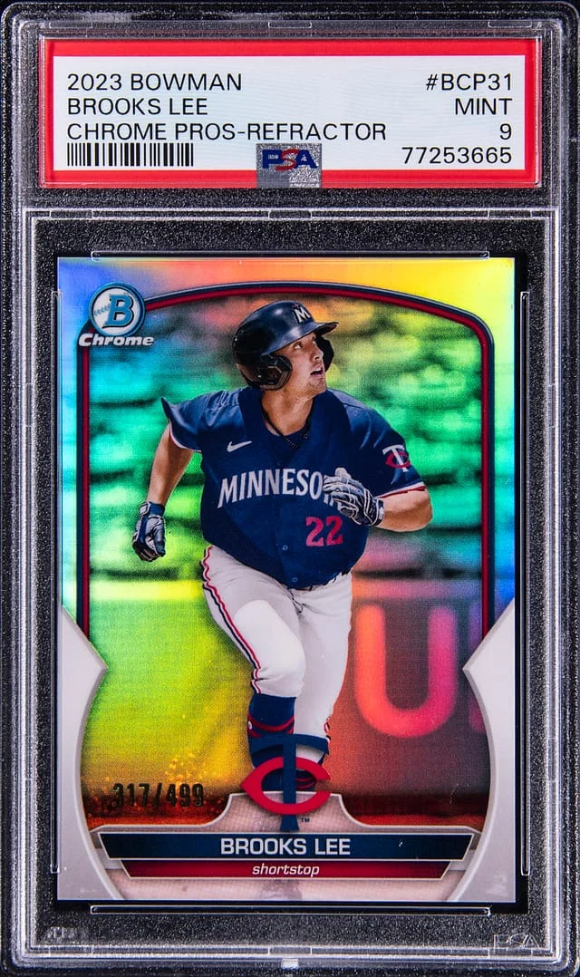 2023 Bowman Chrome Brooks Lee Prospect Refractor #BCP31 card image
