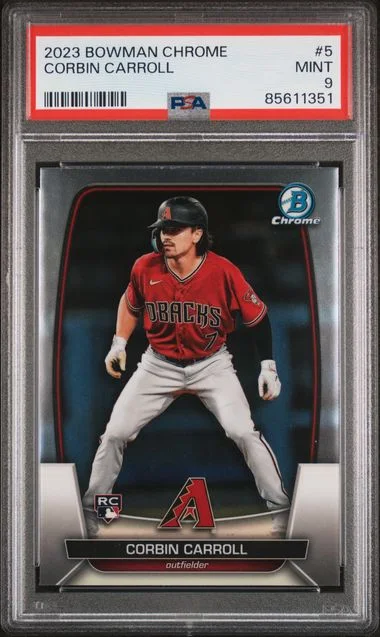 2023 Bowman Chrome Corbin Carroll #5 card image