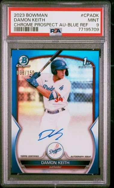 2023 Bowman Chrome Damon Keith Prospect Autographs #CPADK card image