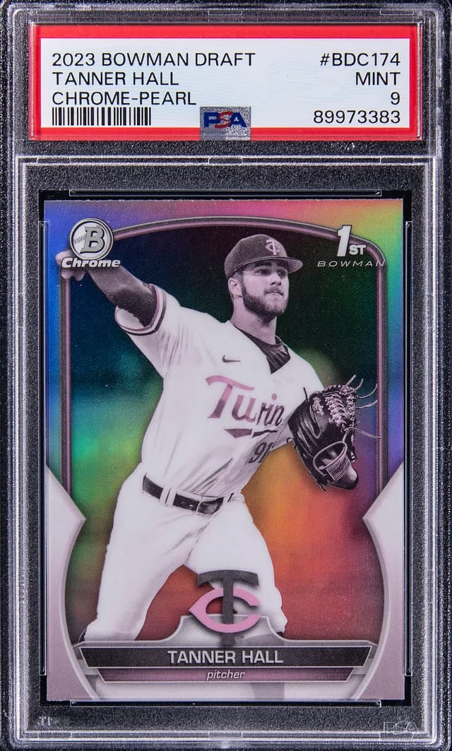 2023 Bowman Chrome Draft Tanner Hall Pearl #BDC174 card image