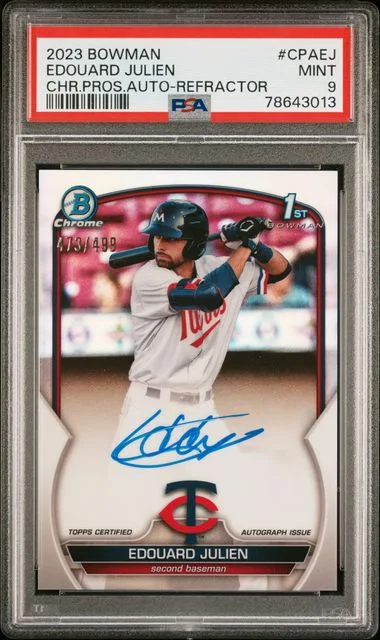 2023 Bowman Chrome Edouard Julien Prospect #CPAEJ card image