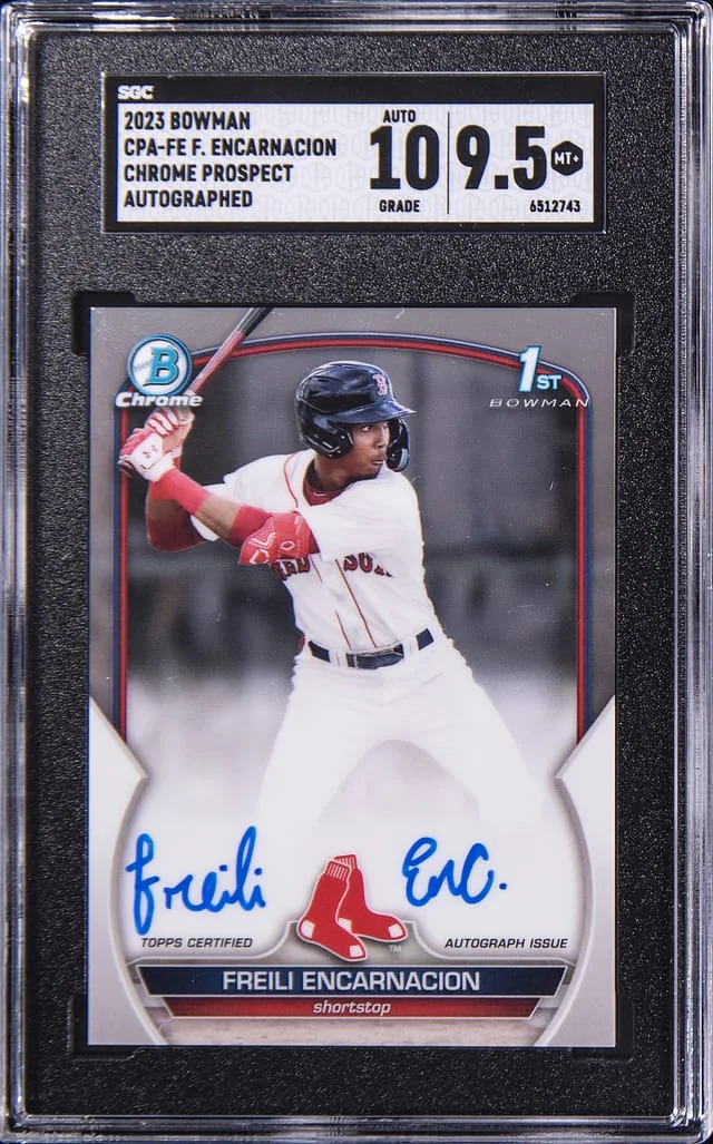 2023 Bowman Chrome Freili Encarnacion Prospect Autographs #CPAFE card image