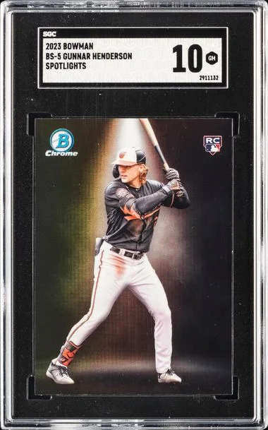 2023 Bowman Chrome Gunnar Henderson Spotlights #BS5 card image