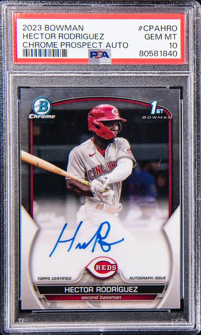 2023 Bowman Chrome Hector Rodriguez Prospect #CAHRO card image