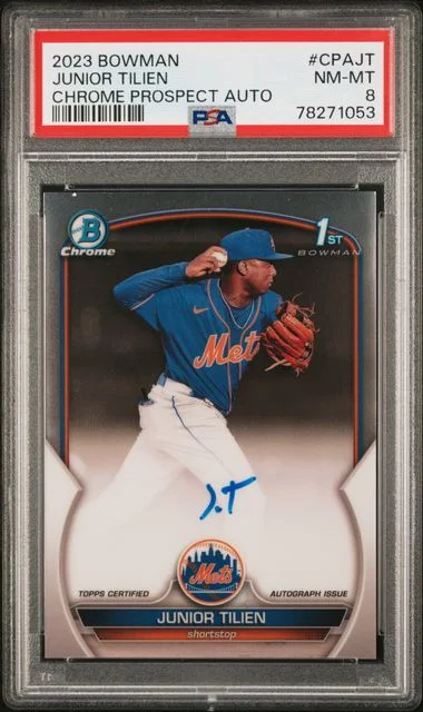 2023 Bowman Chrome Junior Tilien Prospect Autographs #CPAJT card image