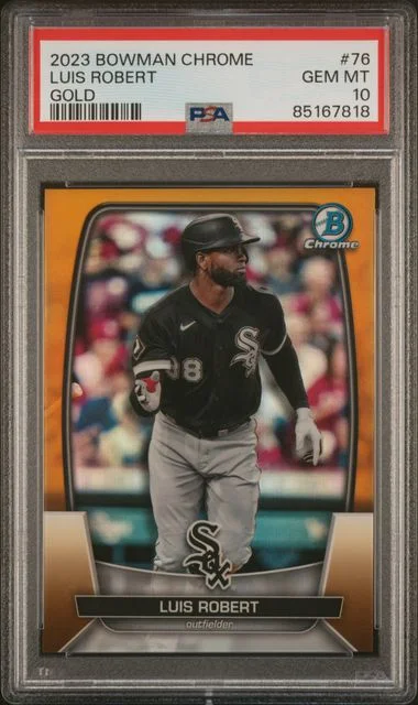 2023 Bowman Chrome Luis Robert Gold #76 card image