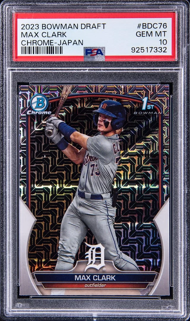 2023 Bowman Chrome Max Clark Sapphire Edition #BDC76 card image