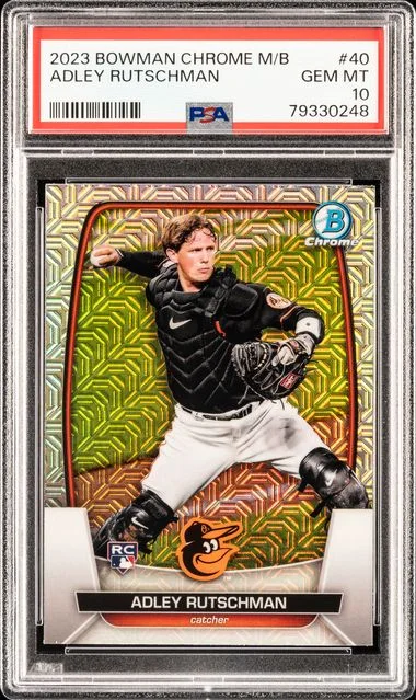 2023 Bowman Chrome Mega Box Adley Rutschman #40 card image