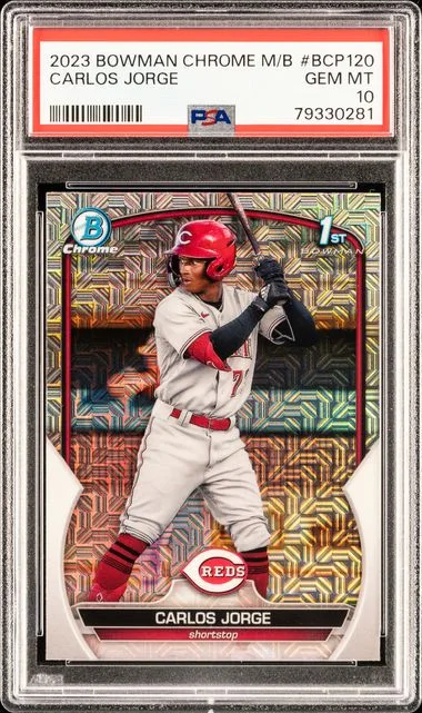 2023 Bowman Chrome Mega Box Carlos Jorge #120 card image