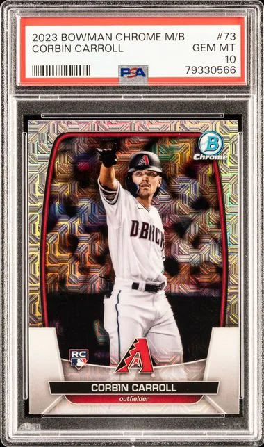 2023 Bowman Chrome Mega Box Corbin Carroll #73 card image