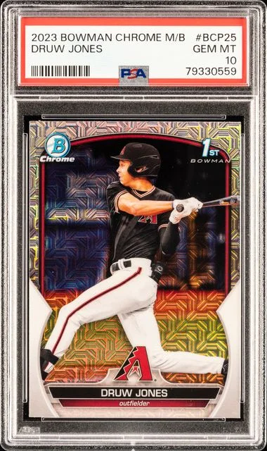 2023 Bowman Chrome Mega Box Druw Jones #25 card image