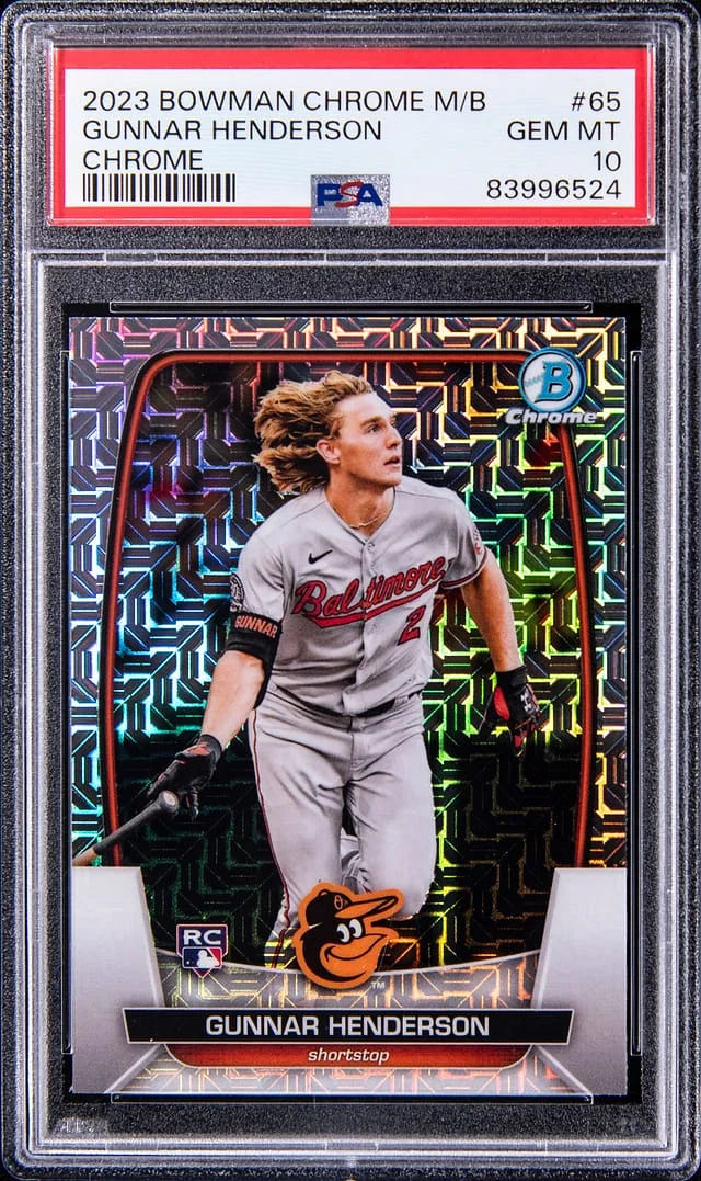 2023 Bowman Chrome Mega Box Gunnar Henderson Chrome #65 card image