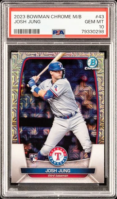 2023 Bowman Chrome Mega Box Josh Jung #43 card image