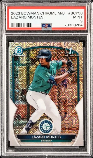 2023 Bowman Chrome Mega Box Lazaro Montes #58 card image