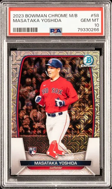 2023 Bowman Chrome Mega Box Masataka Yoshida #58 card image