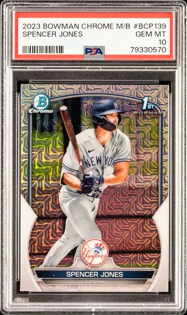 2023 Bowman Chrome Mega Box Spencer Jones #139 card image