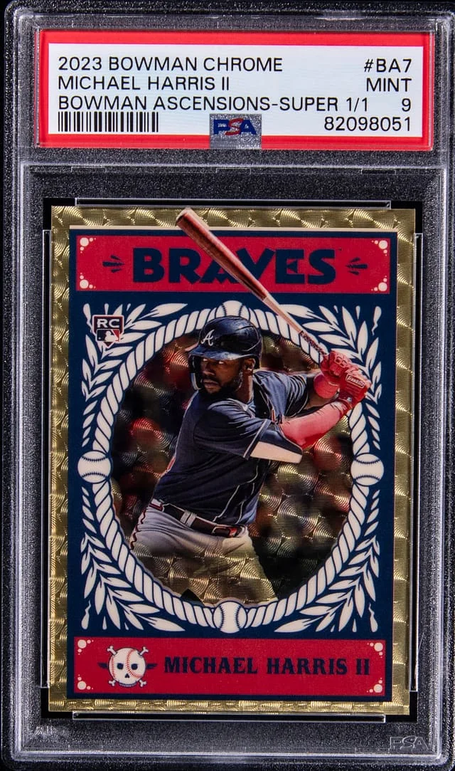 2023 Bowman Chrome Michael Harris II Bowman Ascensions SuperFractor #BA-7 card image
