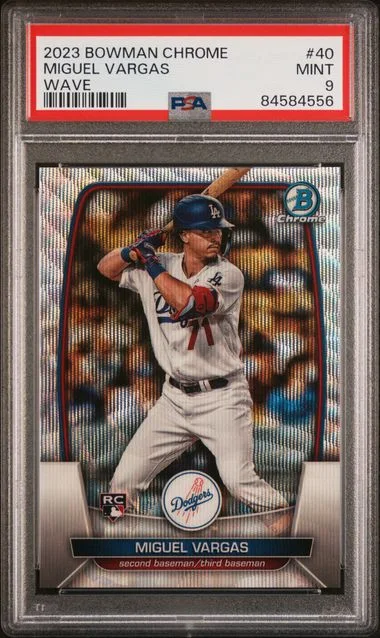2023 Bowman Chrome Miguel Vargas Wave #40 card image