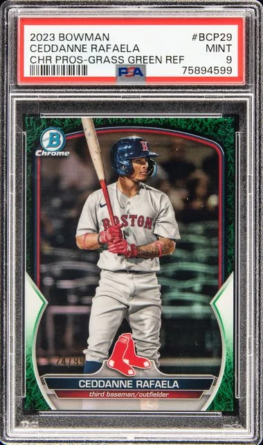 2023 Bowman Chrome Prospects Ceddanne Rafaela #BCP29 card image