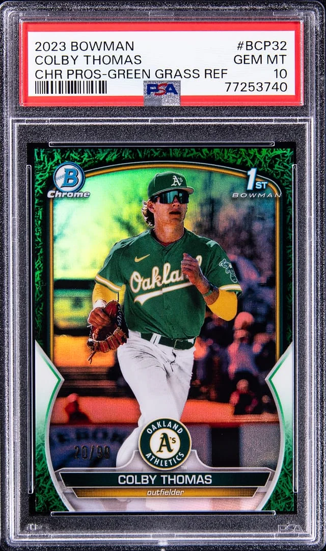 2023 Bowman Chrome Prospects Colby Thomas #BCP32 card image