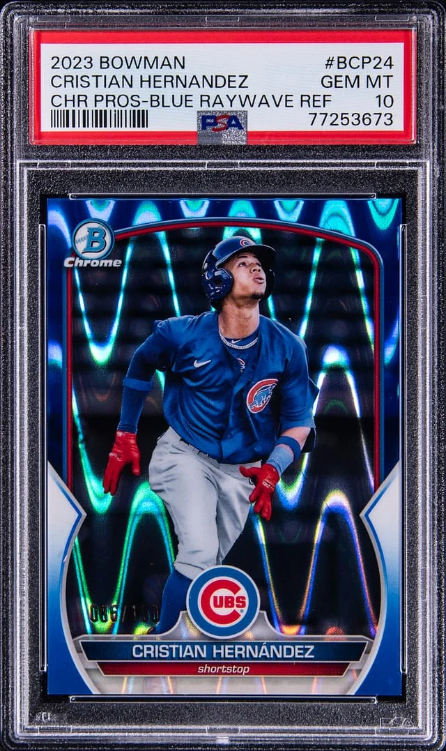 2023 Bowman Chrome Prospects Cristian Hernandez #BCP24 card image