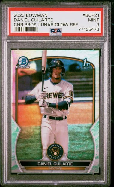 2023 Bowman Chrome Prospects Daniel Guilarte #BCP21 card image