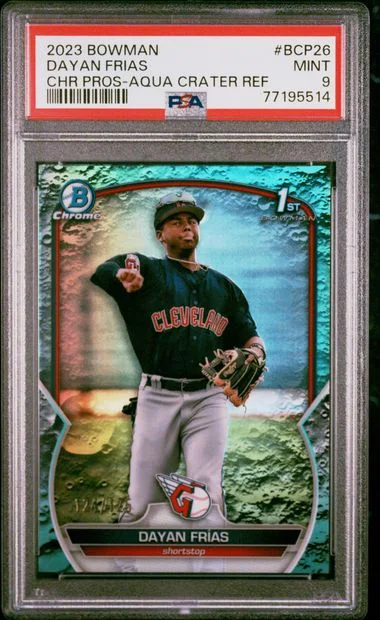 2023 Bowman Chrome Prospects Dayan Frias #BCP26 card image