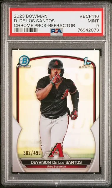 2023 Bowman Chrome Prospects Deyvison De Los Santos #BCP116 card image