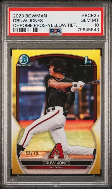 2023 Bowman Chrome Prospects Druw Jones #BCP-25 card image