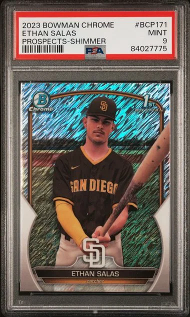 2023 Bowman Chrome Prospects Ethan Salas #BCP-171 card image