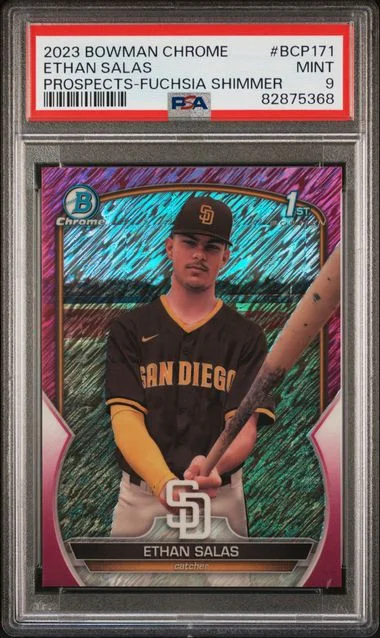 2023 Bowman Chrome Prospects Ethan Salas Refractor #BCP171 card image