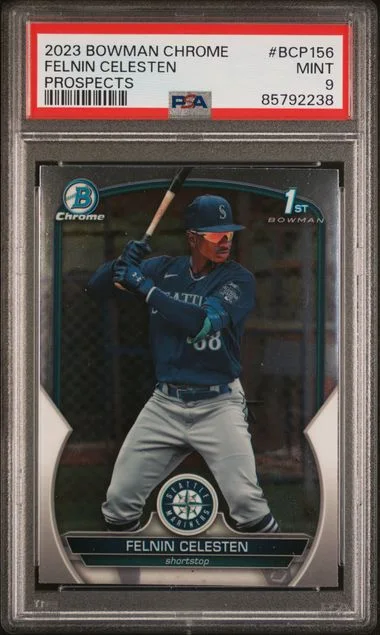 2023 Bowman Chrome Prospects Felnin Celesten #BCP-156 card image