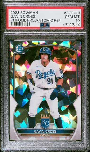 2023 Bowman Chrome Prospects Gavin Cross #BCP109 card image