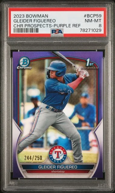 2023 Bowman Chrome Prospects Gleider Figuereo #BCP59 card image
