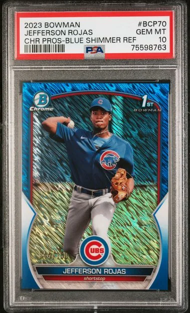 2023 Bowman Chrome Prospects Jefferson Rojas #BCP70 card image