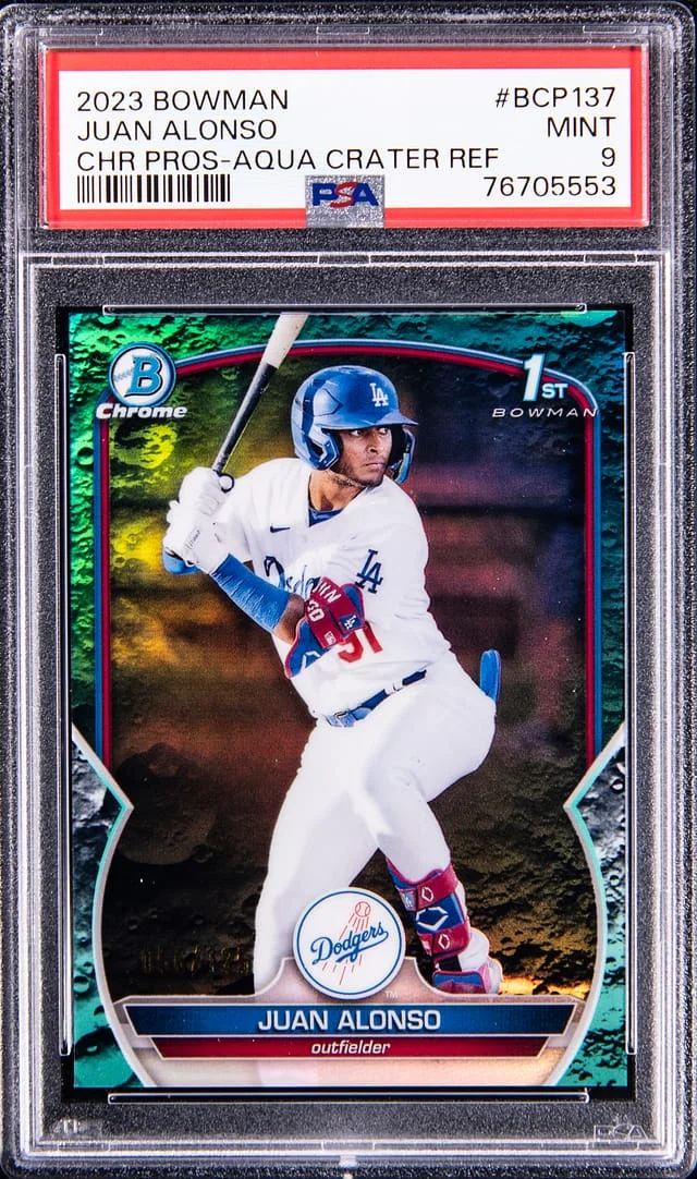 2023 Bowman Chrome Prospects Juan Alonso #BCP137 card image