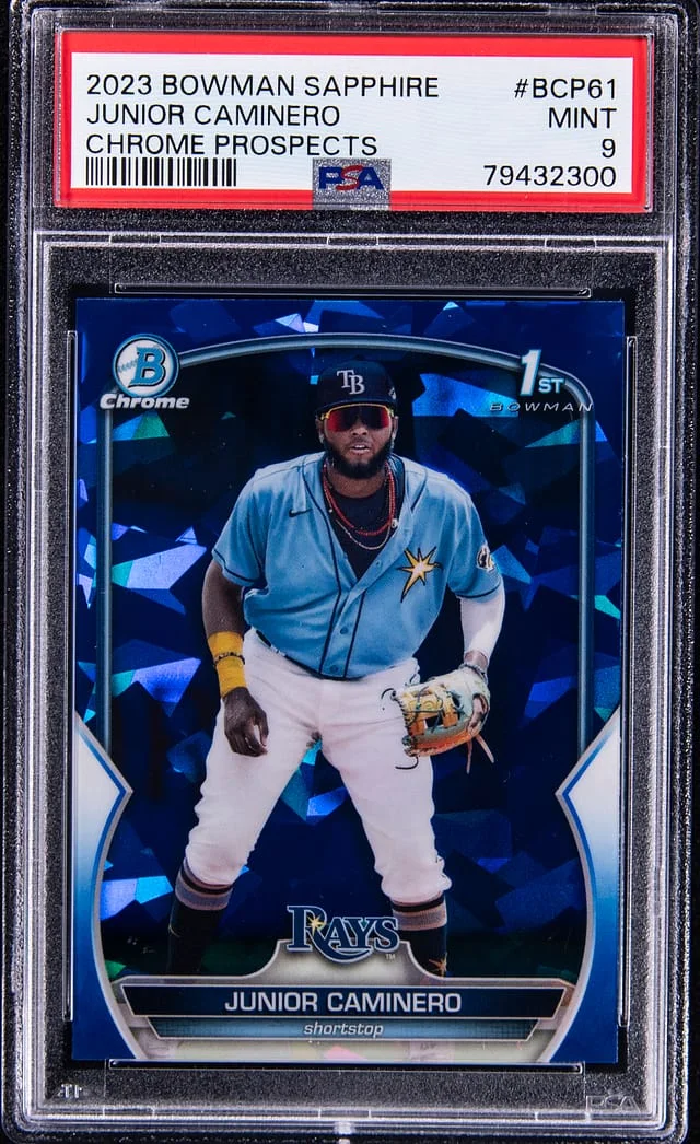 2023 Bowman Chrome Prospects Junior Caminero #BCP-61 card image