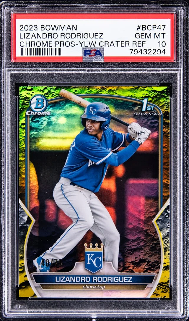 2023 Bowman Chrome Prospects Lizandro Rodriguez #BCP-47 card image
