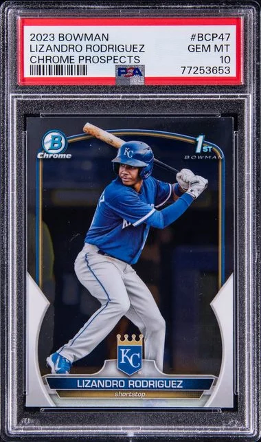 2023 Bowman Chrome Prospects Lizandro Rodriguez #Bcp47 card image