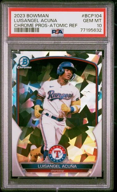2023 Bowman Chrome Prospects Luisangel Acuna Atomic Refractor #BCP-104 card image