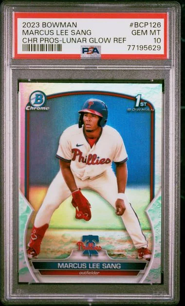 2023 Bowman Chrome Prospects Marcus Lee Sang #BCP126 card image