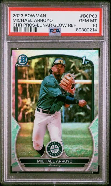 2023 Bowman Chrome Prospects Michael Arroyo #BCP63 card image