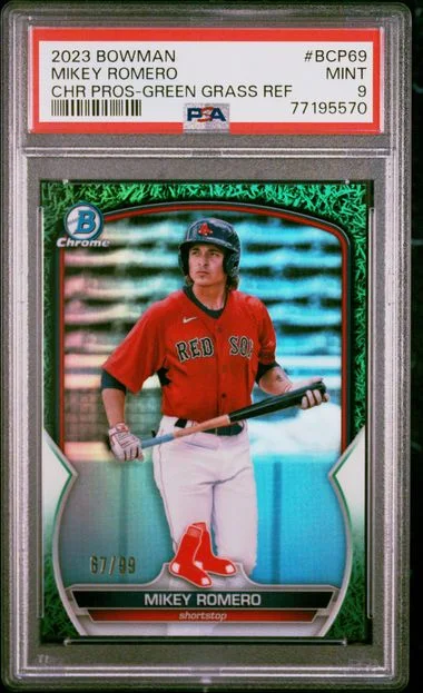 2023 Bowman Chrome Prospects Mikey Romero #BCP69 card image