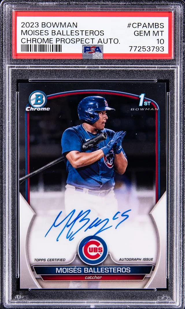 2023 Bowman Chrome Prospects Moises Ballesteros Autograph #CPAMBS card image