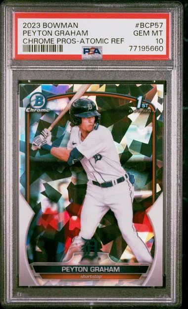 2023 Bowman Chrome Prospects Peyton Graham #BCP57 card image
