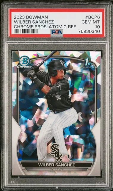 2023 Bowman Chrome Prospects Wilber Sanchez #BCP6 card image
